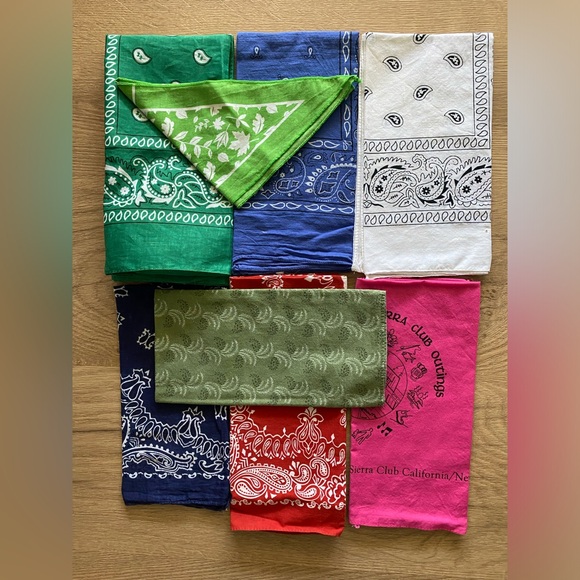 Cotton bandana 8 in a lot - Picture 1 of 1